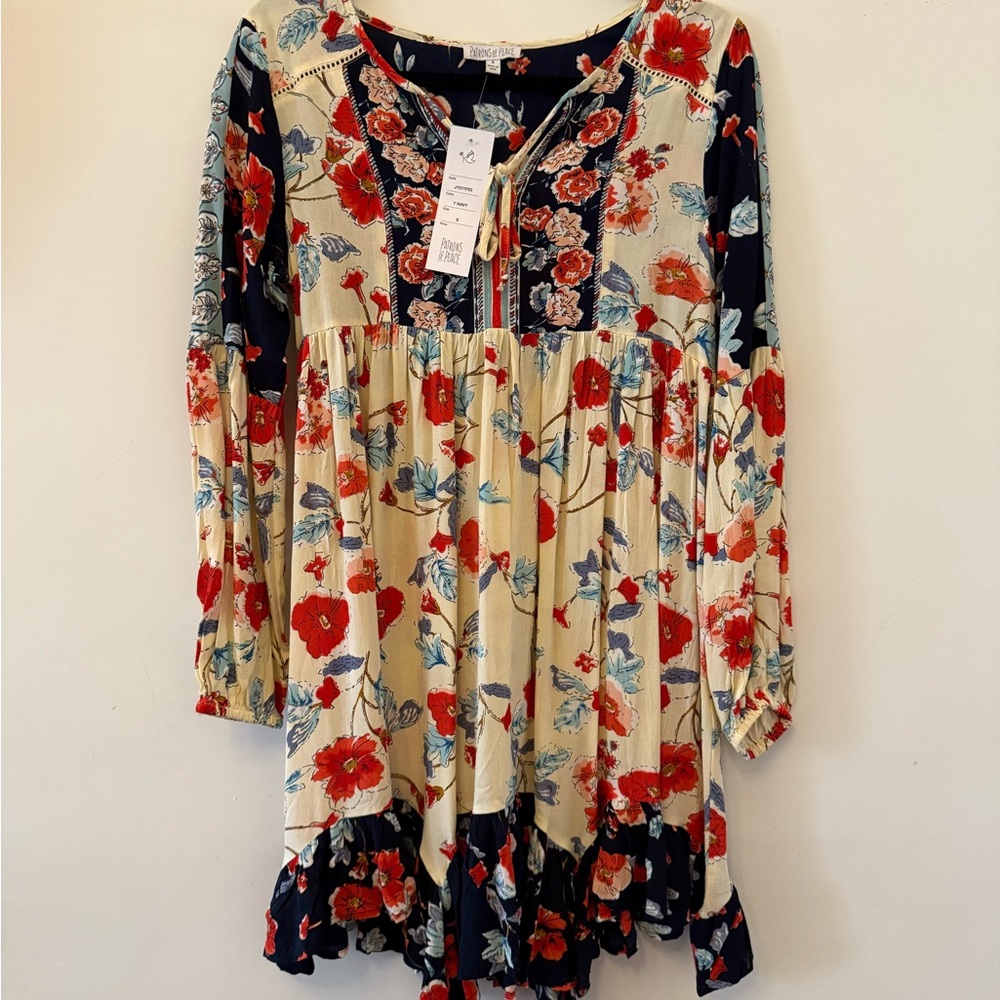 Patrons of Peace Multicolor Floral Tunic